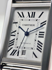 Cartier Tank Solo XL Stainless Steel 31mm Automatic Men’s Watch 3515