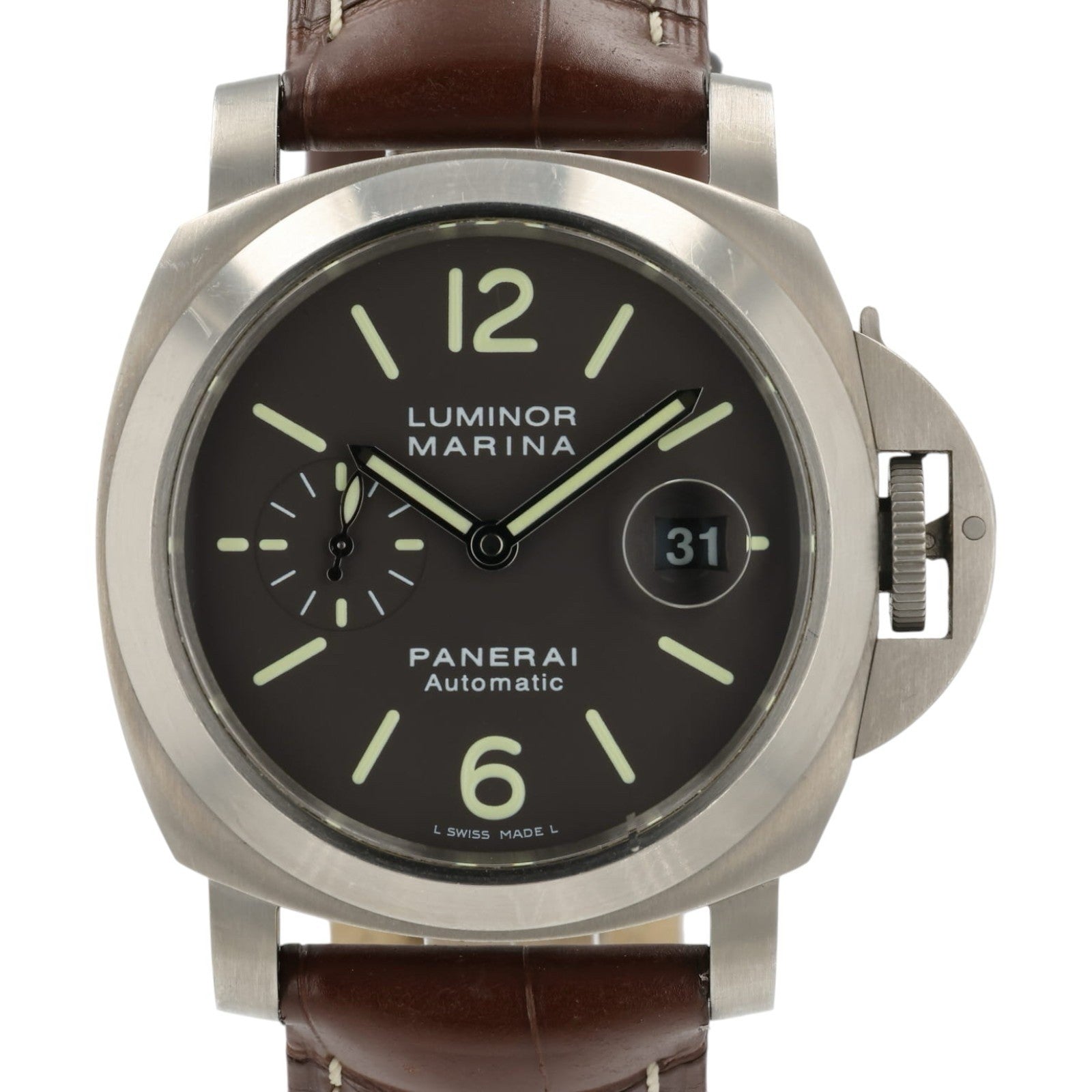 Panerai Luminor Marina Brown Dial Titanium Brown Dial 44mm Automatic PAM00240