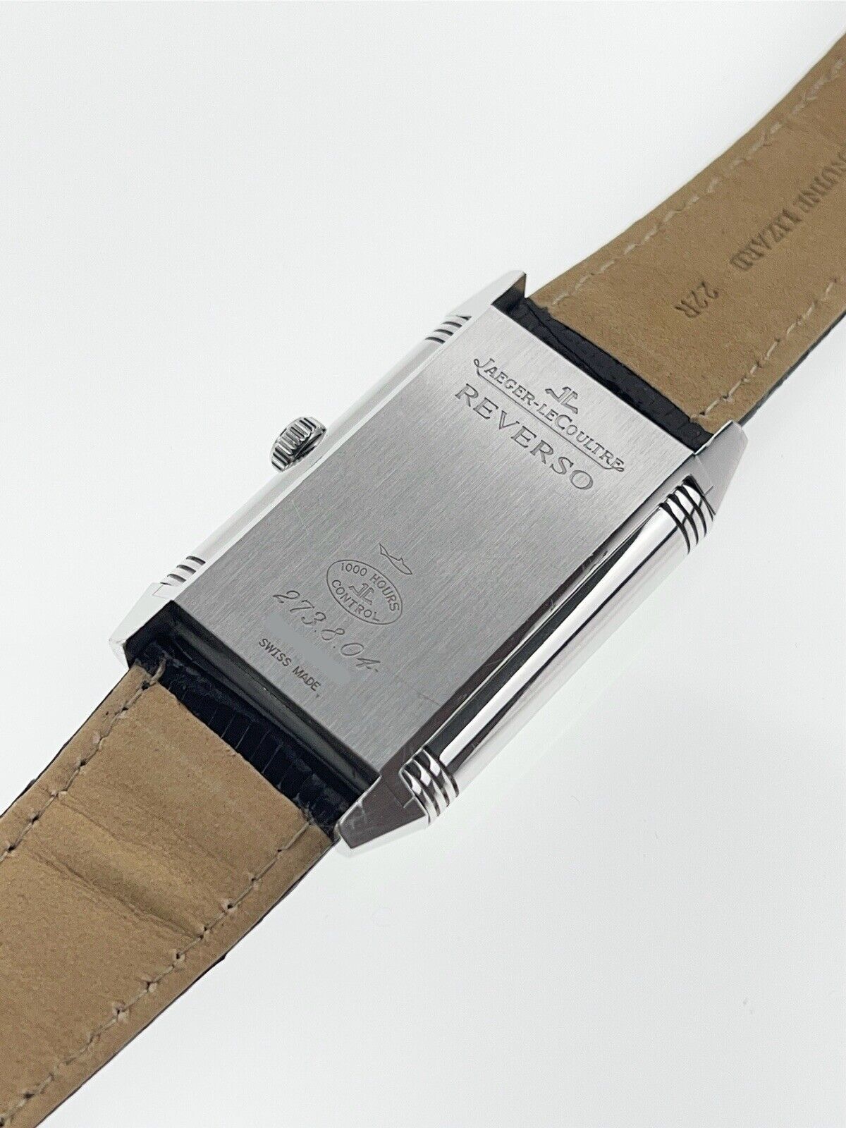 2009 Jaeger LeCoultre Grande Reverso Silver Dial Manual Wind Watch Q3738420