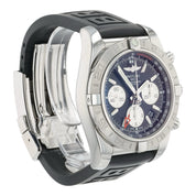 Breitling Chronomat Stainless Steel Black Dial 44mm Automatic Mens Watch AB0420