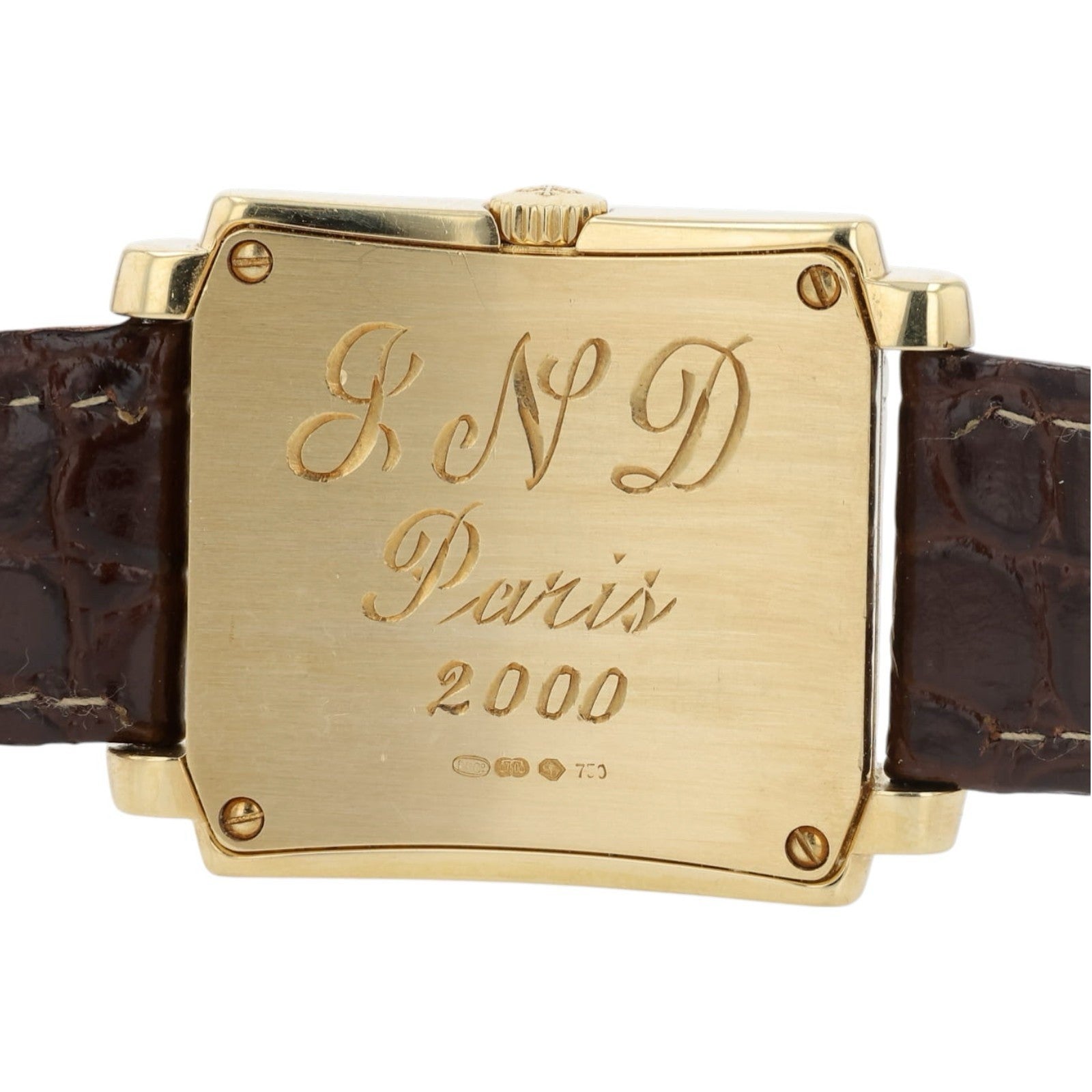 Patek Philippe Gondolo Silver Dial 18k Yellow Gold 30x38mm Manual Wind Mens 5024