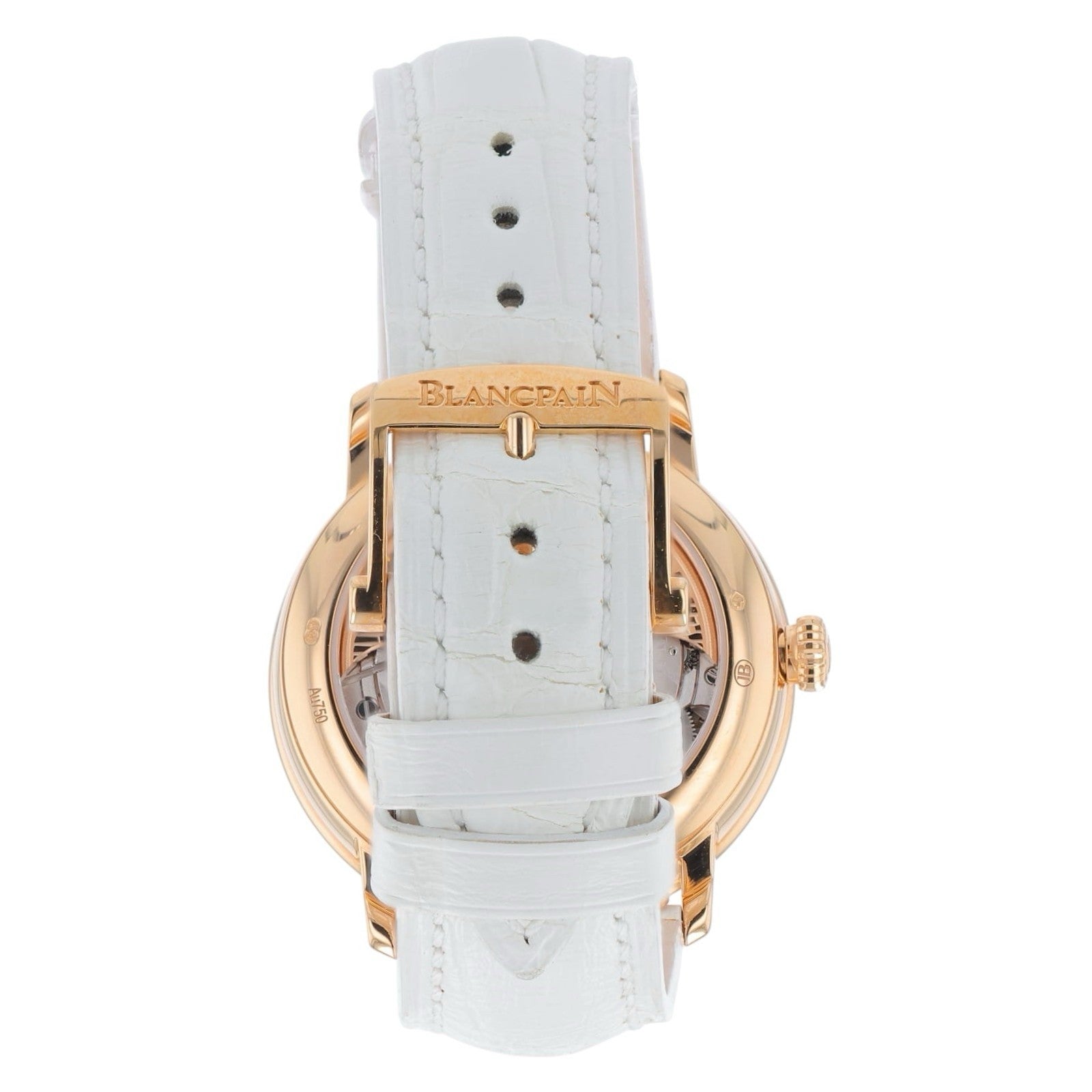 Blancpain Villeret 18k Rose Gold Mother Of Pearl Dial 34mm Automatic Womens 6604