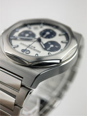 Girard Perregaux Laureato Chrono Silver Dial 42mm Automatic Men's Watch 81020