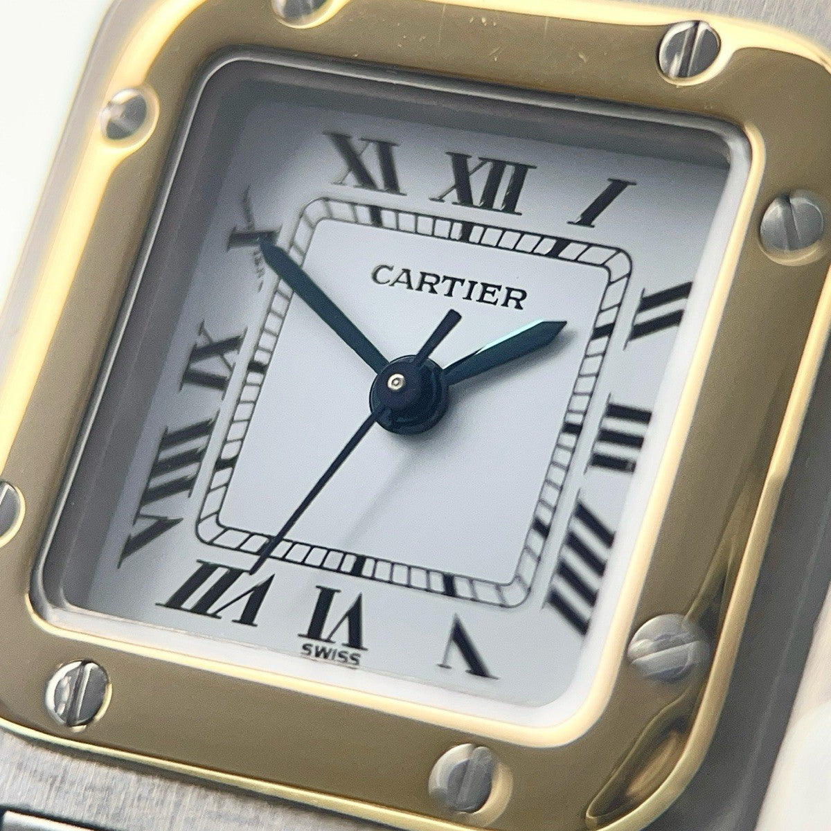 Cartier Santos Gold & Steel Silver Dial 24mm 1170902