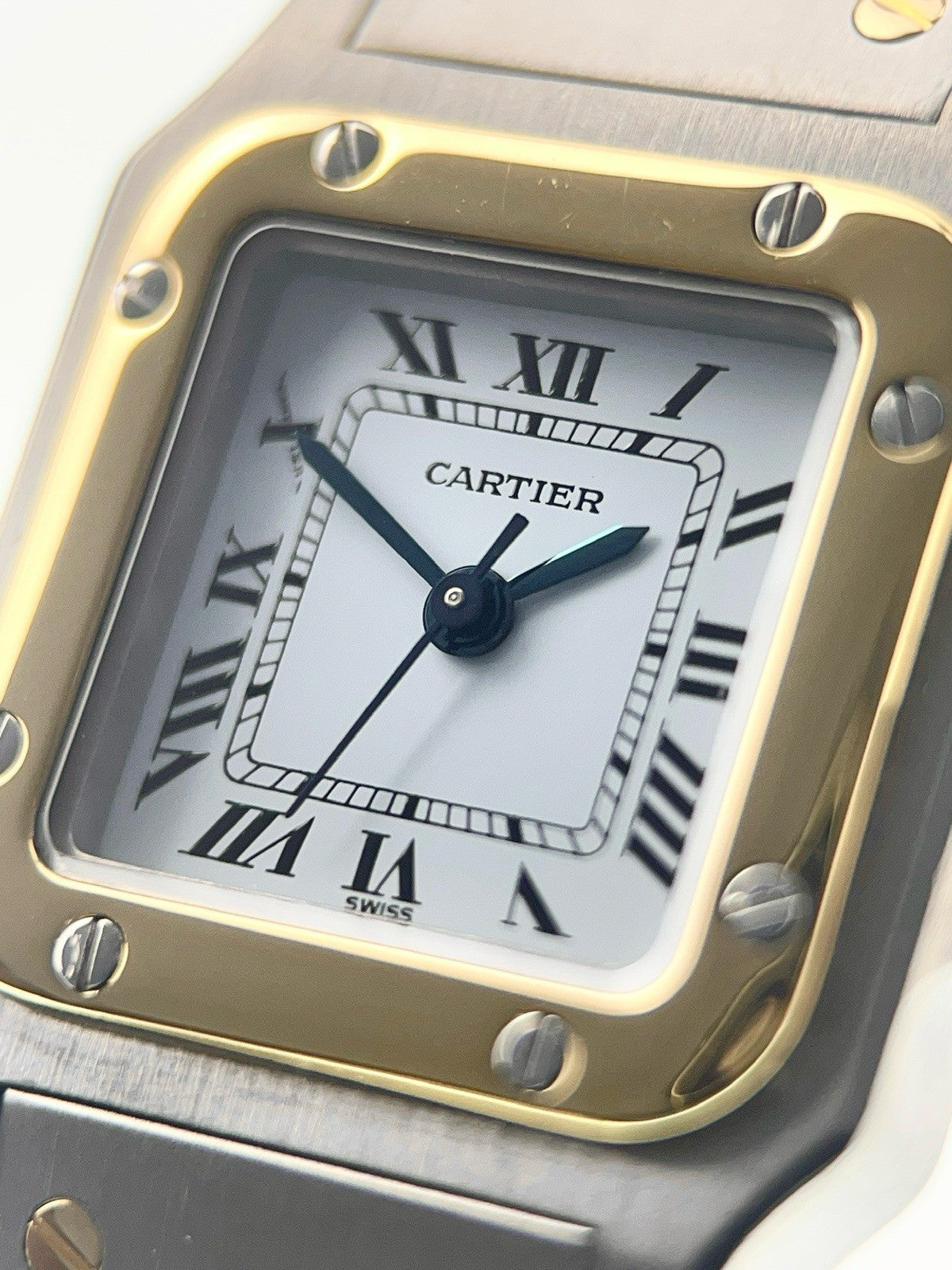 Cartier Santos Gold & Steel Silver Dial 24mm 1170902