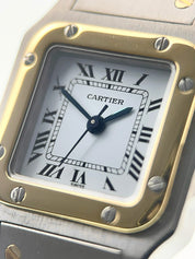 Cartier Santos Gold & Steel Silver Dial 24mm 1170902