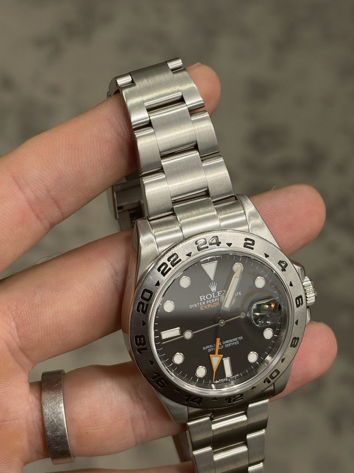 Rolex Explorer II Black Dial Stainless Steel 42mm Automatic Men's Watch 216570