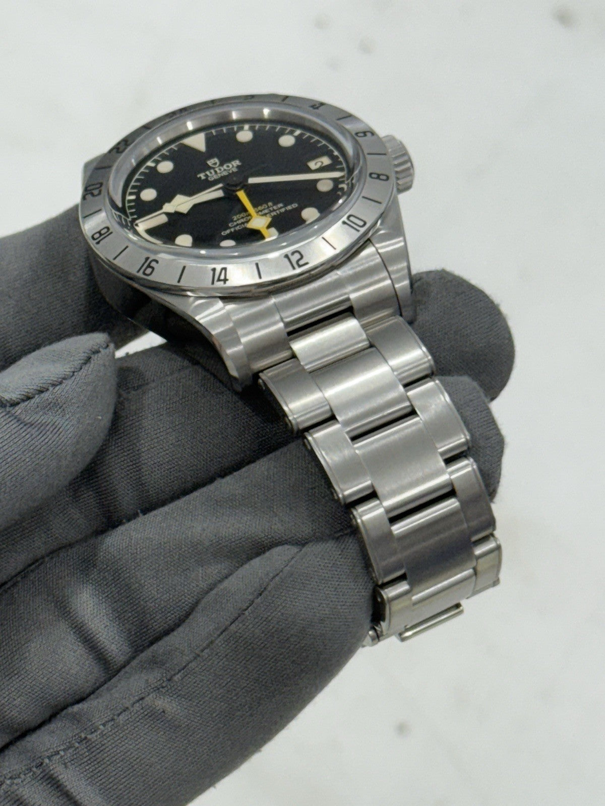 2022 Tudor Black Bay Pro Stainless Steel GMT Men's Black Dial Watch 79470