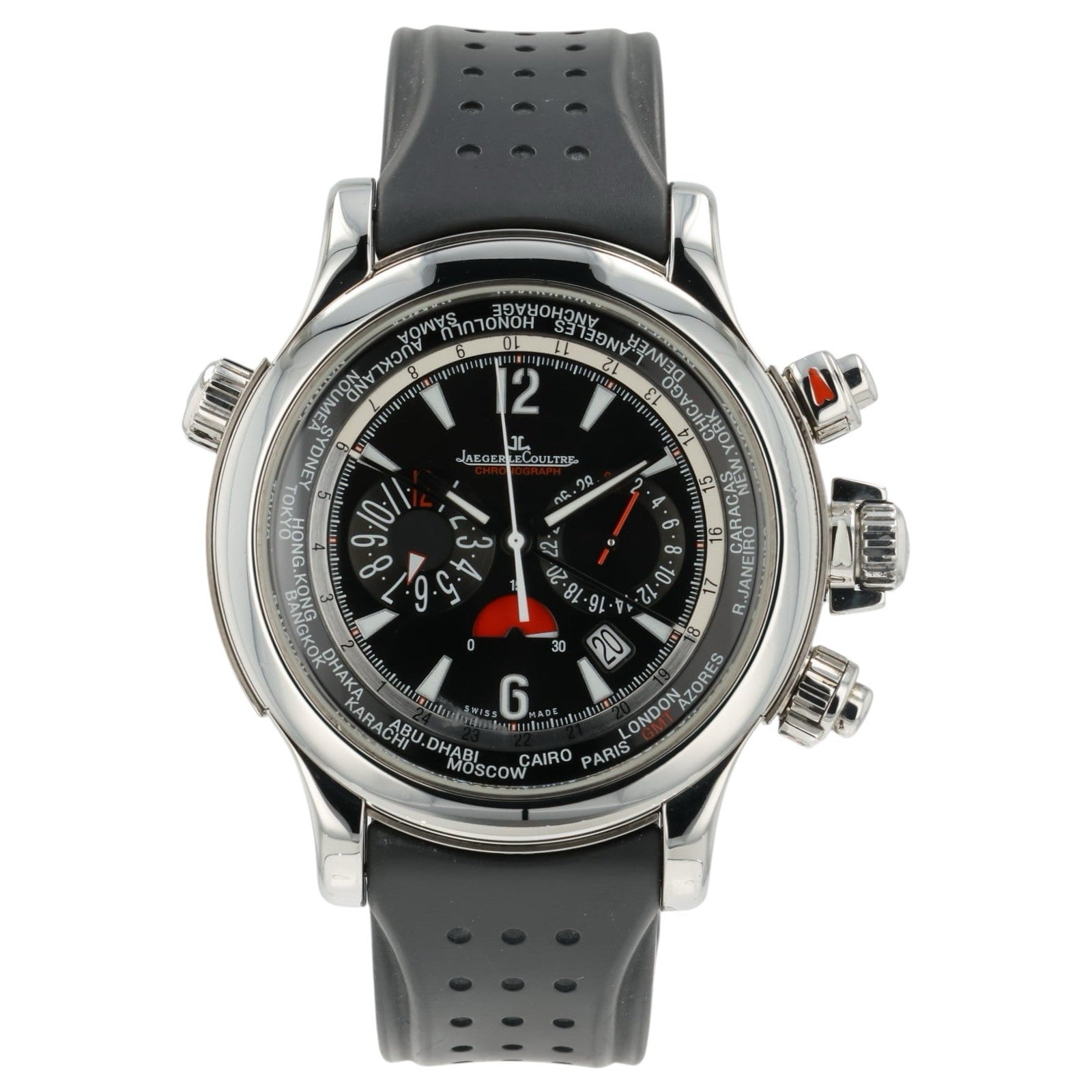 LeCoultre Master Compressor Black Dial Stainless Steel 46mm Auto Men’s 150.8.22