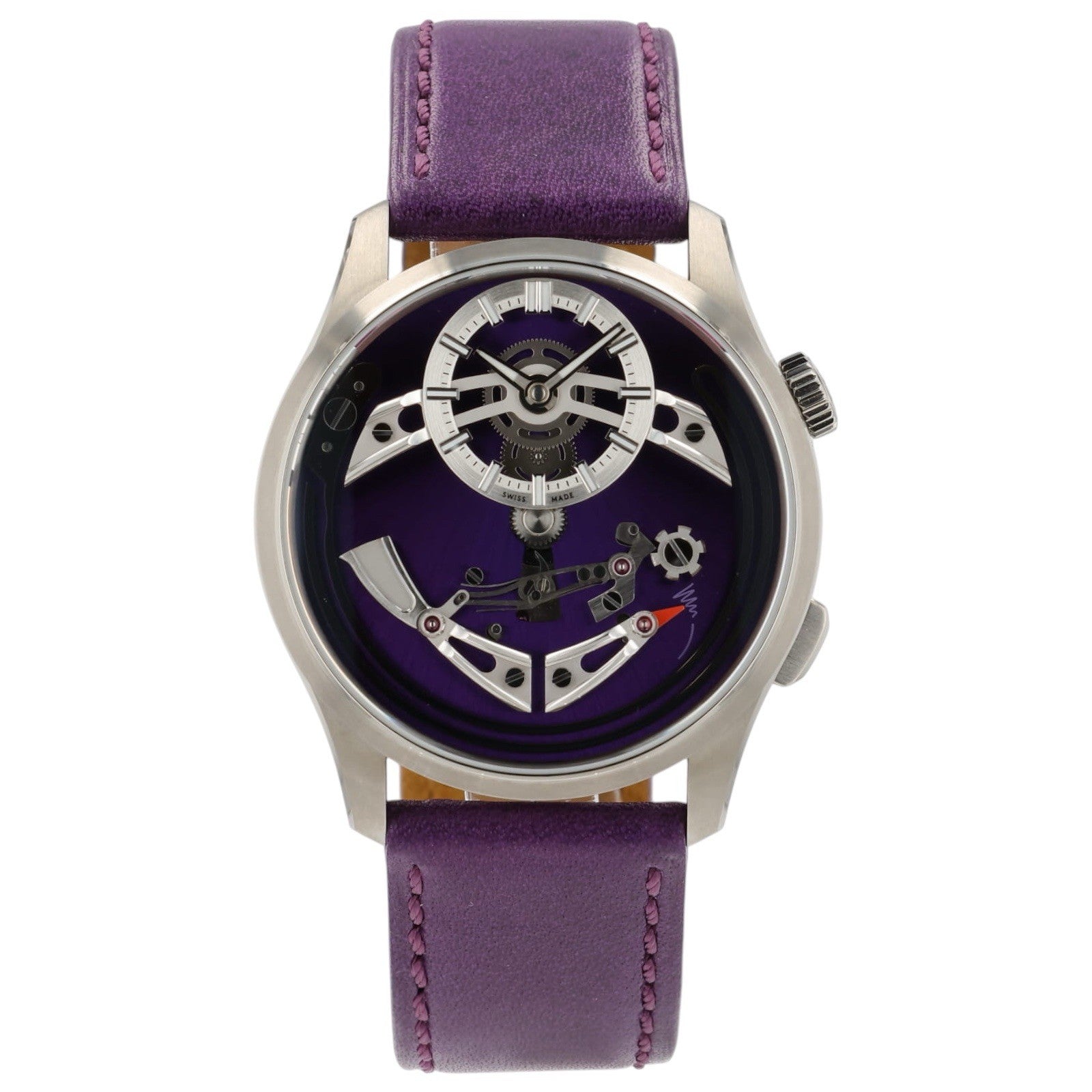 Christopher Ward Bel Canto Purple Dial Titanium 41mm Automatic Men’s Watch