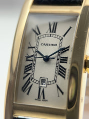 Cartier Tank Americaine 18k Yellow Gold 22mm Automatic Men’s Watch W2603556