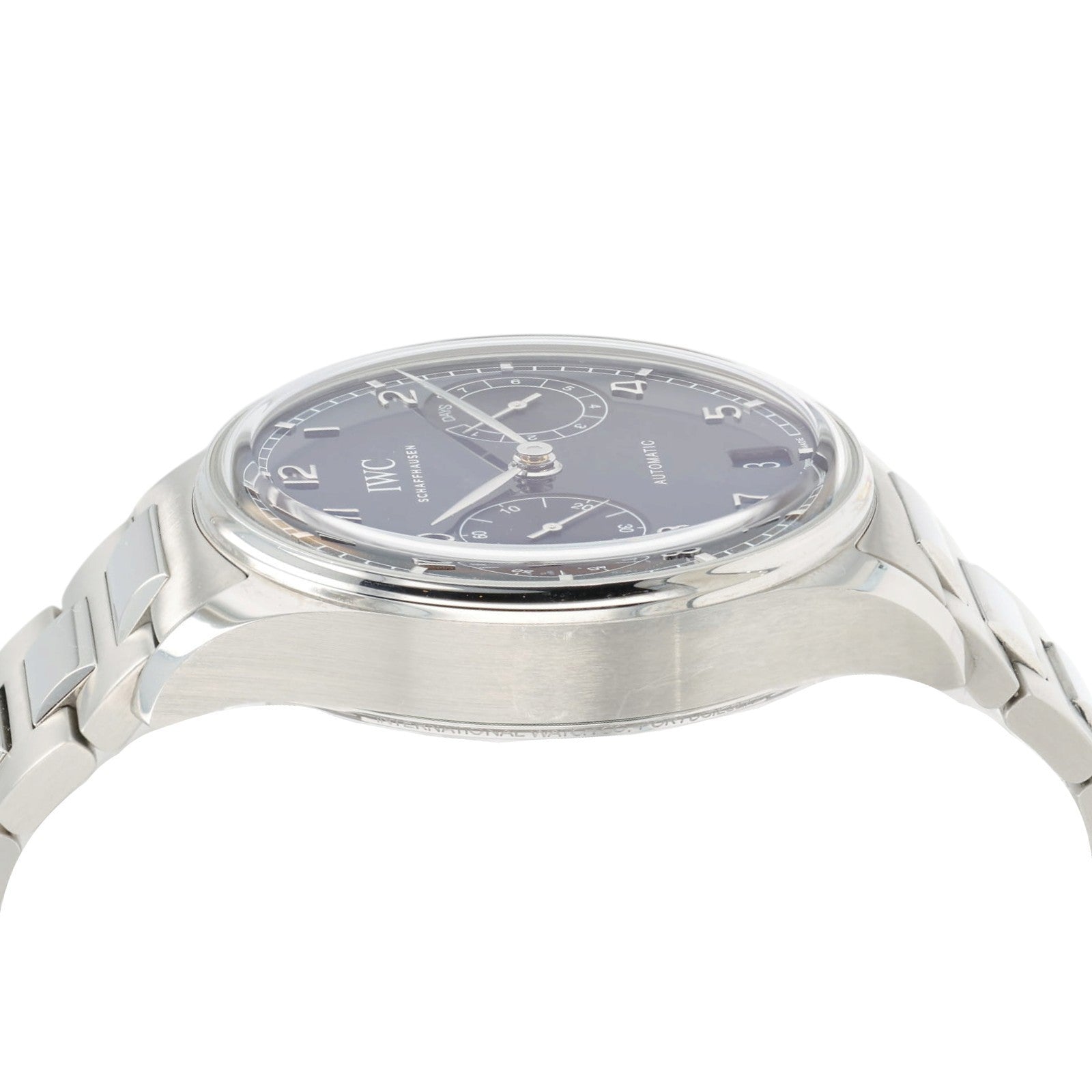 IWC Portugieser Blue Dial Stainless Steel 42mm Automatic Mens Watch IW501704
