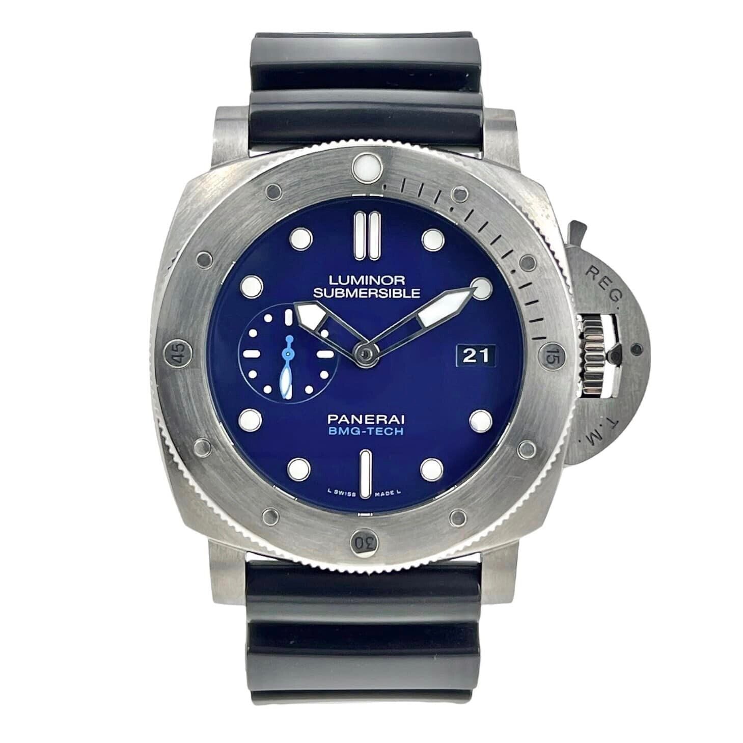 PANERAI - PAM00692 - Luminor Submersible 1950 BMG-Tech Titanium 47mm Blue Dial