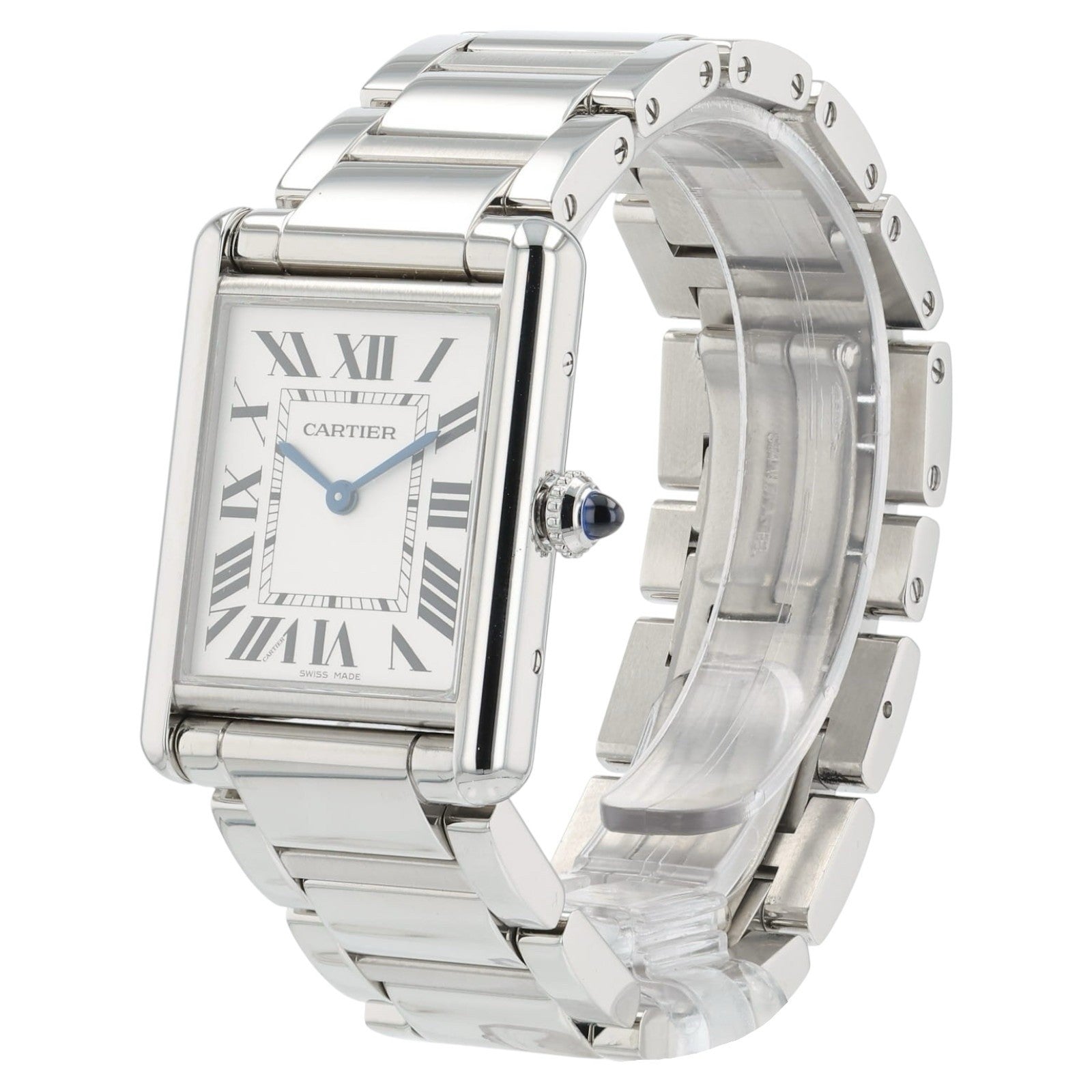 Cartier Must De Cartier Silver Dial Stainless Steel 26mm Quartz Unisex WSTA0052