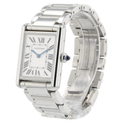 Cartier Must De Cartier Silver Dial Stainless Steel 26mm Quartz Unisex WSTA0052