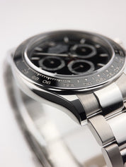 Rolex Daytona Stainless Steel Black Dial 40mm Automatic Mens Watch 126500LN
