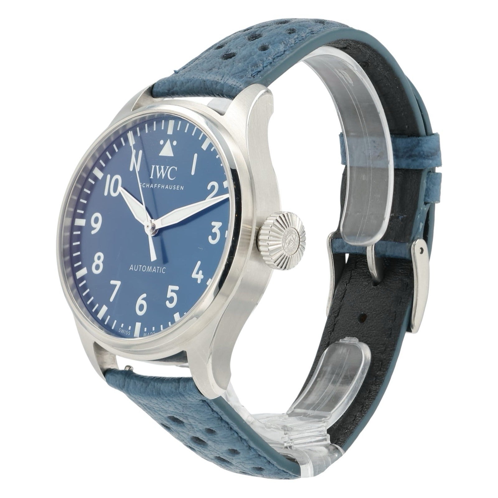 IWC Pilot Big Crown Blue Dial Stainless Steel 43mm Automatic Mens Watch IW329303