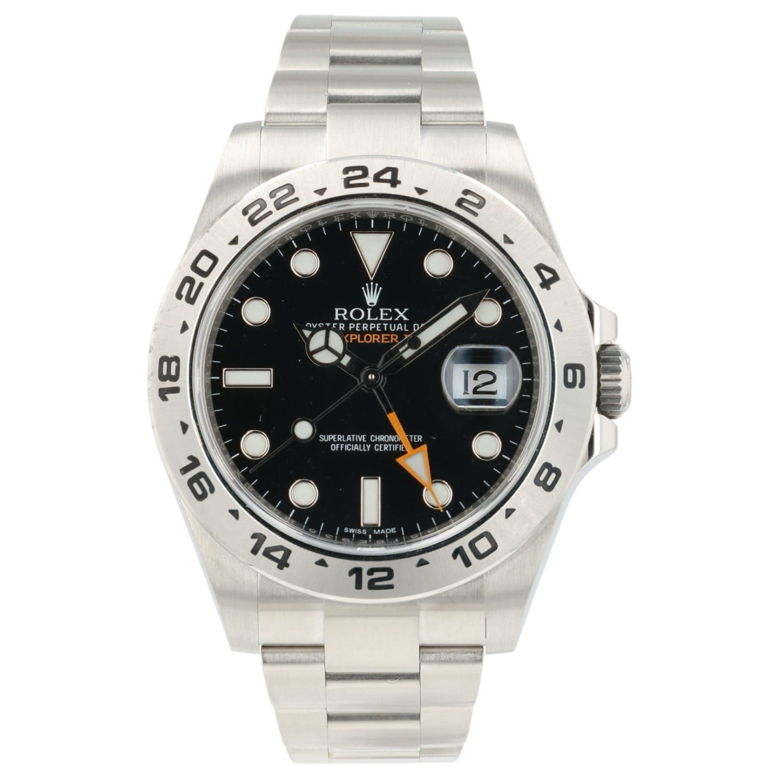 Rolex Explorer II Black Dial Stainless Steel 42mm Automatic Mens Watch 216570