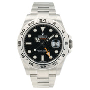 Rolex Explorer II Black Dial Stainless Steel 42mm Automatic Mens Watch 216570