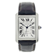 Cartier Tank Solo XL Steel Silver Color Dial 31mm Automatic Men’s Watch WSTA0029