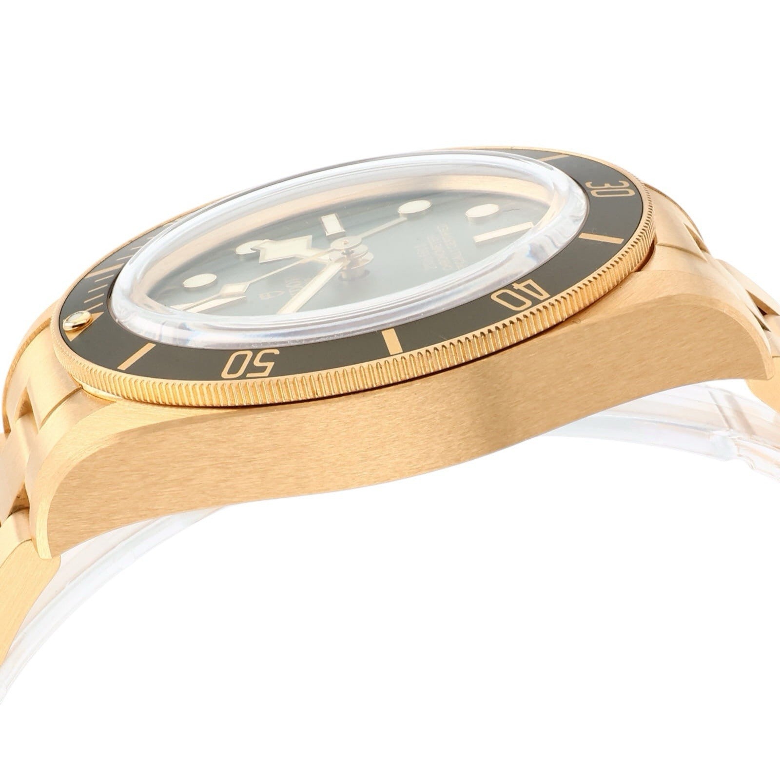 12/2025 Tudor Black Bay 18k Yellow Gold Green Dial Automatic Men's Watch 79018V