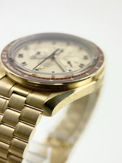 Omega Speedmaster Apollo 18k Rose Gold Gold Dial 42mm Manual 310.60.42.50.99.001