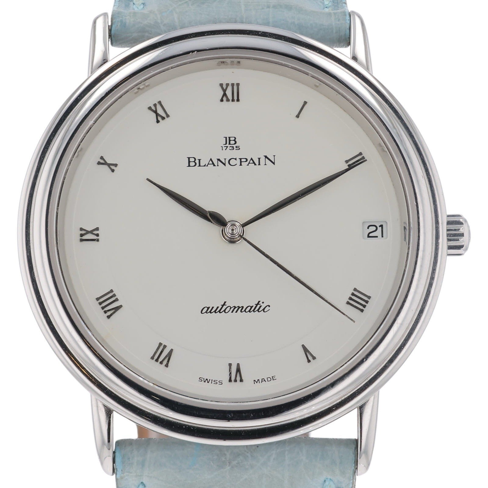 Blancpain Villeret Ultra-Slim White Dial Stainless Steel Automatic 34mm Watch