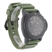 Panerai Submersible Carbon Case Black Dial 47mm Automatic Mens Watch PAM00979