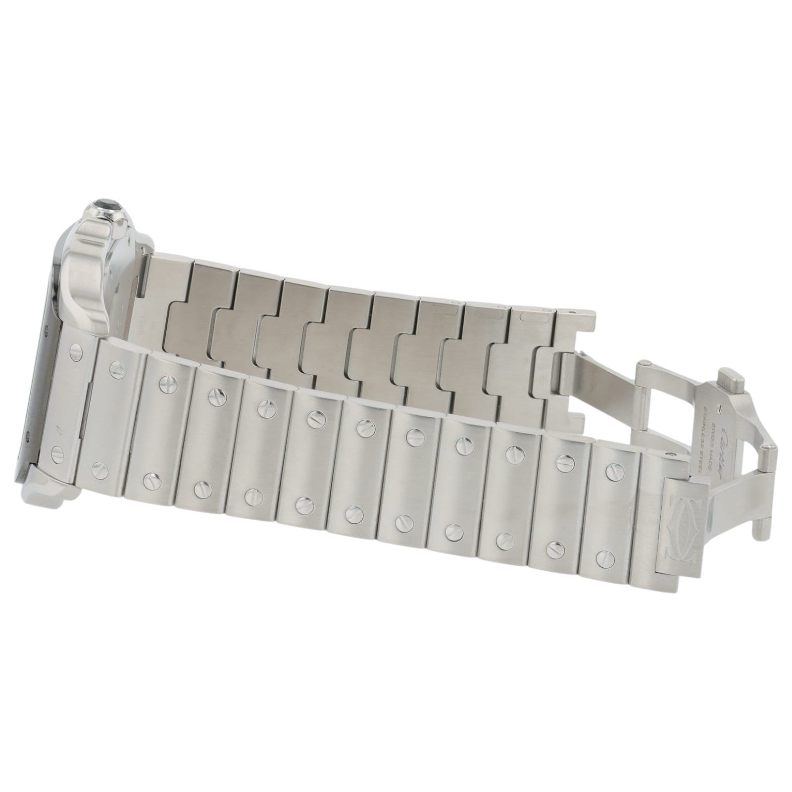 Cartier Santos Stainless Steel Gray Dial 39mm Automatic Men’s Watch WSSA0037