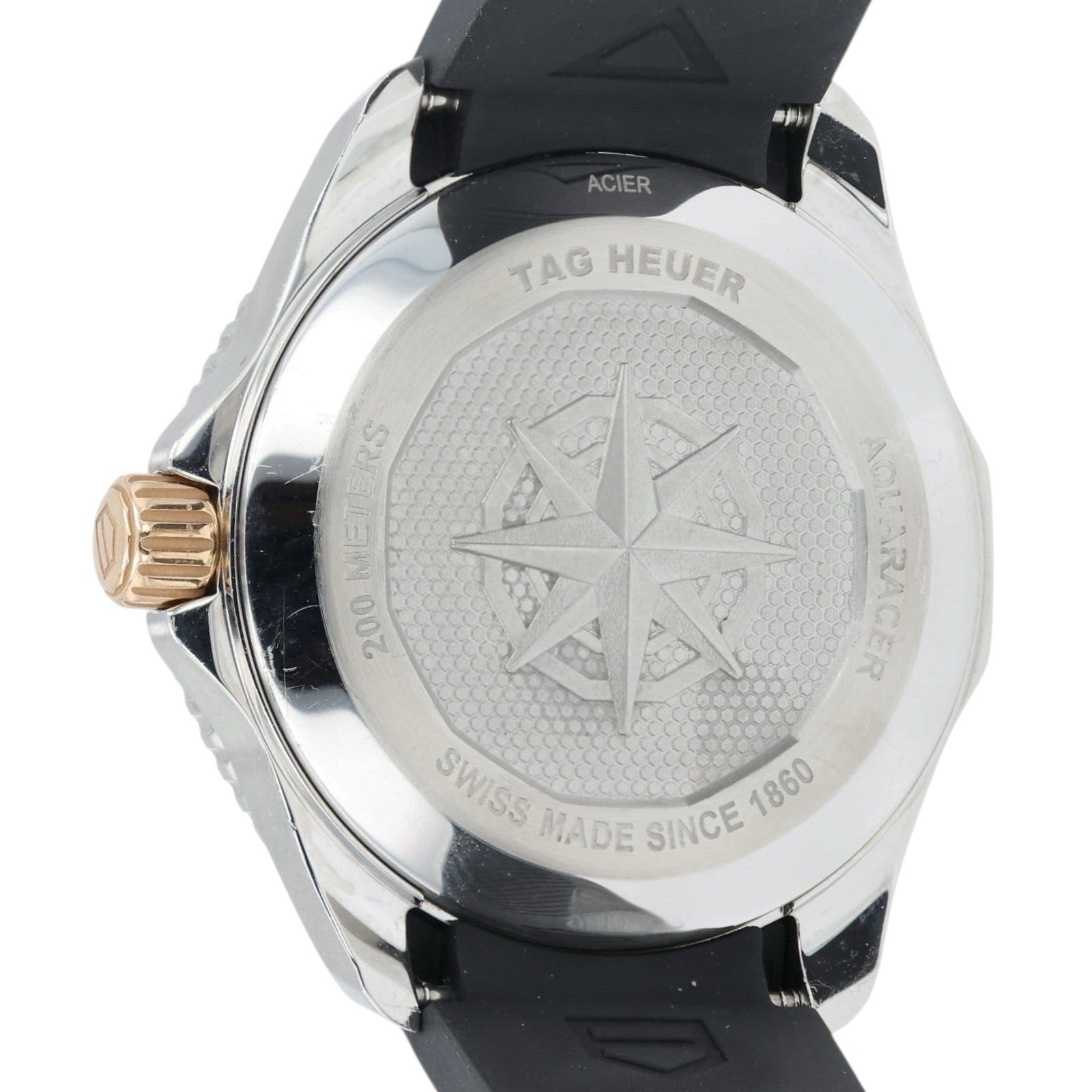 Tag Heuer Aquaracer Black Dial Gold & Steel 40mm Automatic Men’s Watch WBP2151