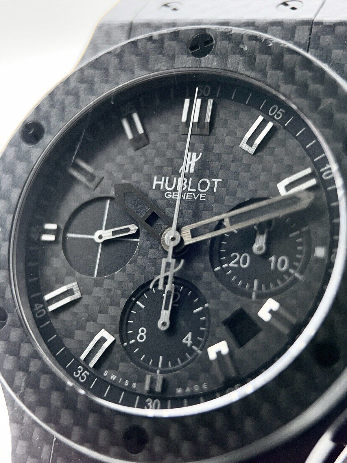 Hublot Big Bang Carbon Fiber Black 44mm Automatic Men’s Watch 301.QX.1740.GR