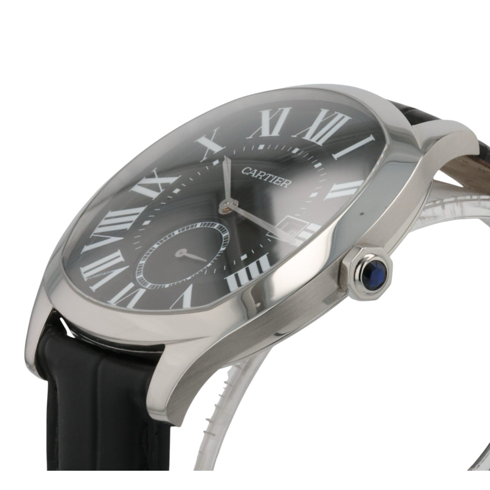 Cartier Drive de Cartier Steel Black Dial 40mm Automatic Men's Watch WSNM0009