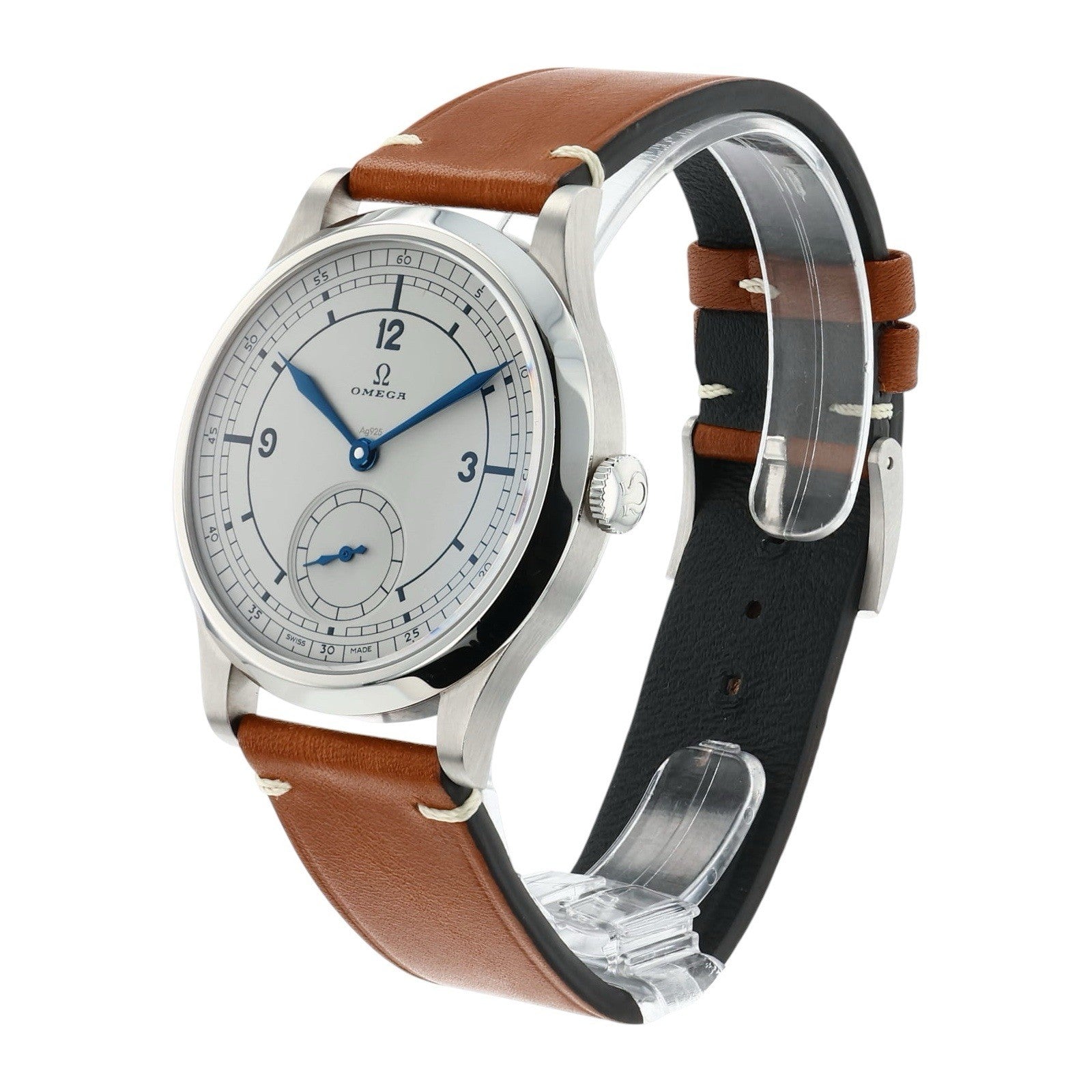 Omega Classic Steel Silver Dial 39mm Manual Wind Mens Watch 511.12.39.21.99.002