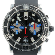 Ulysse Nardin Maxi Marine Steel Black Dial 42mm Automatic Men's Watch 8003-102