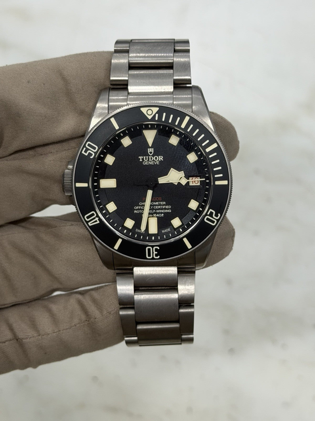 2020 Tudor Pelagos LHD Men's Automatic Titanium Watch 25610TNL - Box/Paper