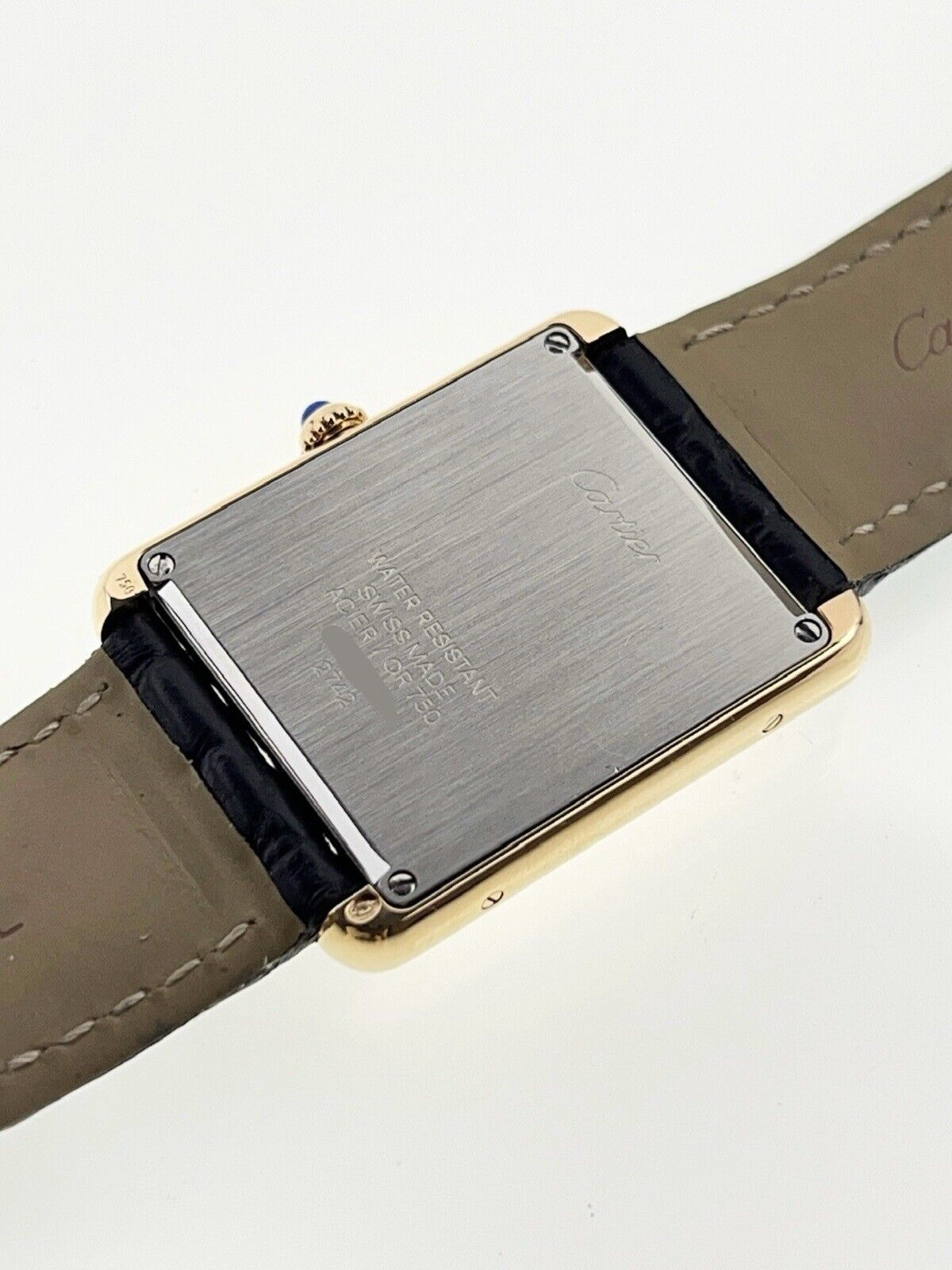 Cartier Tank Solo 18k Yellow Gold and Steel 27mm Quartz Men’s Watch 2742