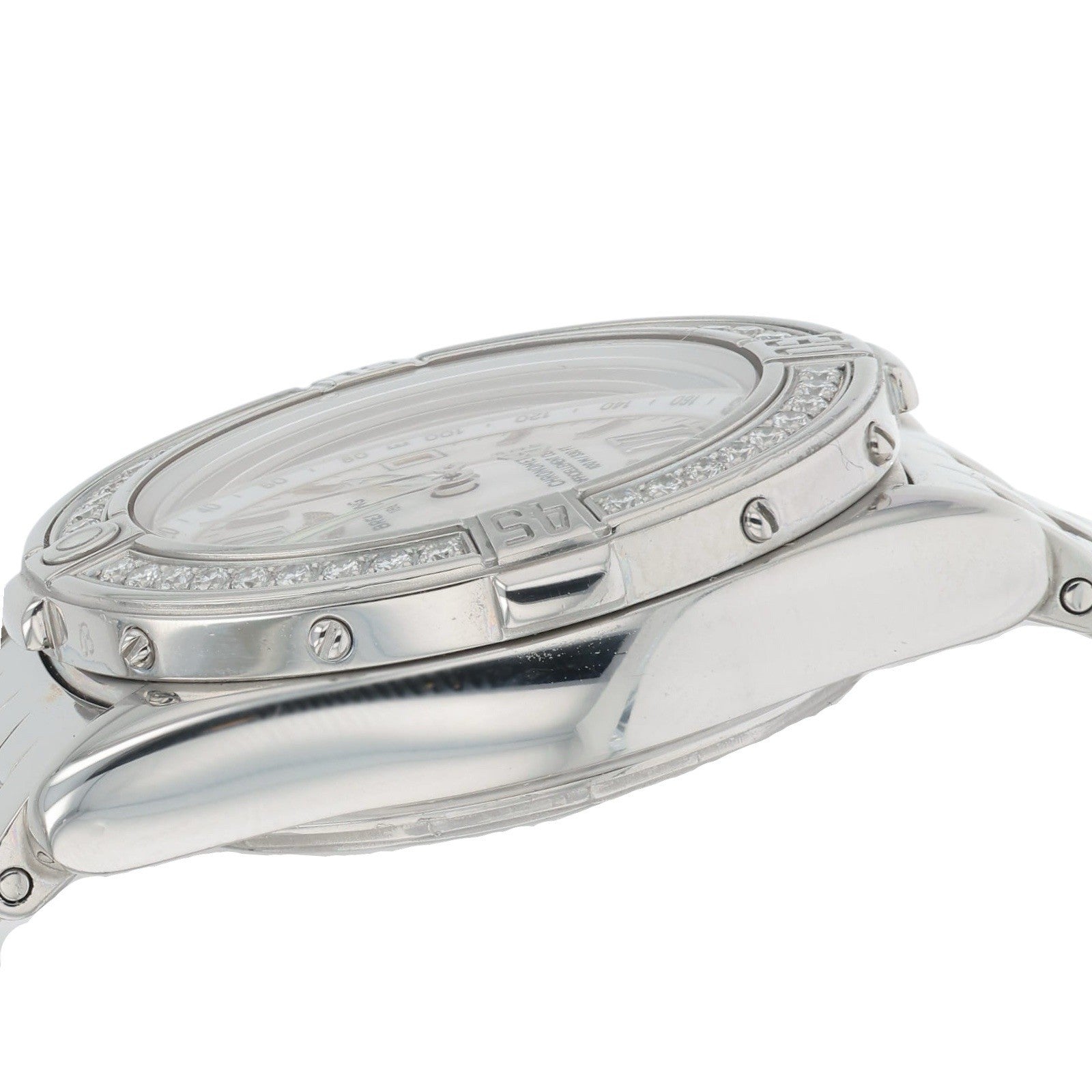 Breitling B Class Diamond Steel Mother Of Pearl Dial 31mm Quartz Women’s A67365
