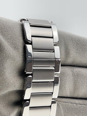 Cartier Tank Anglaise Stainless Steel 30mm Automatic Unisex Watch 3511