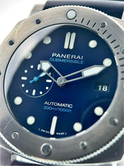 Panerai Luminor BMG-TECH Titanium Blue Dial 47mm Automatic Men’s Watch PAM00692