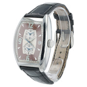 Franck Muller Master Banker Steel Maroon Dial 36mm Automatic Watch 7880 MB HV