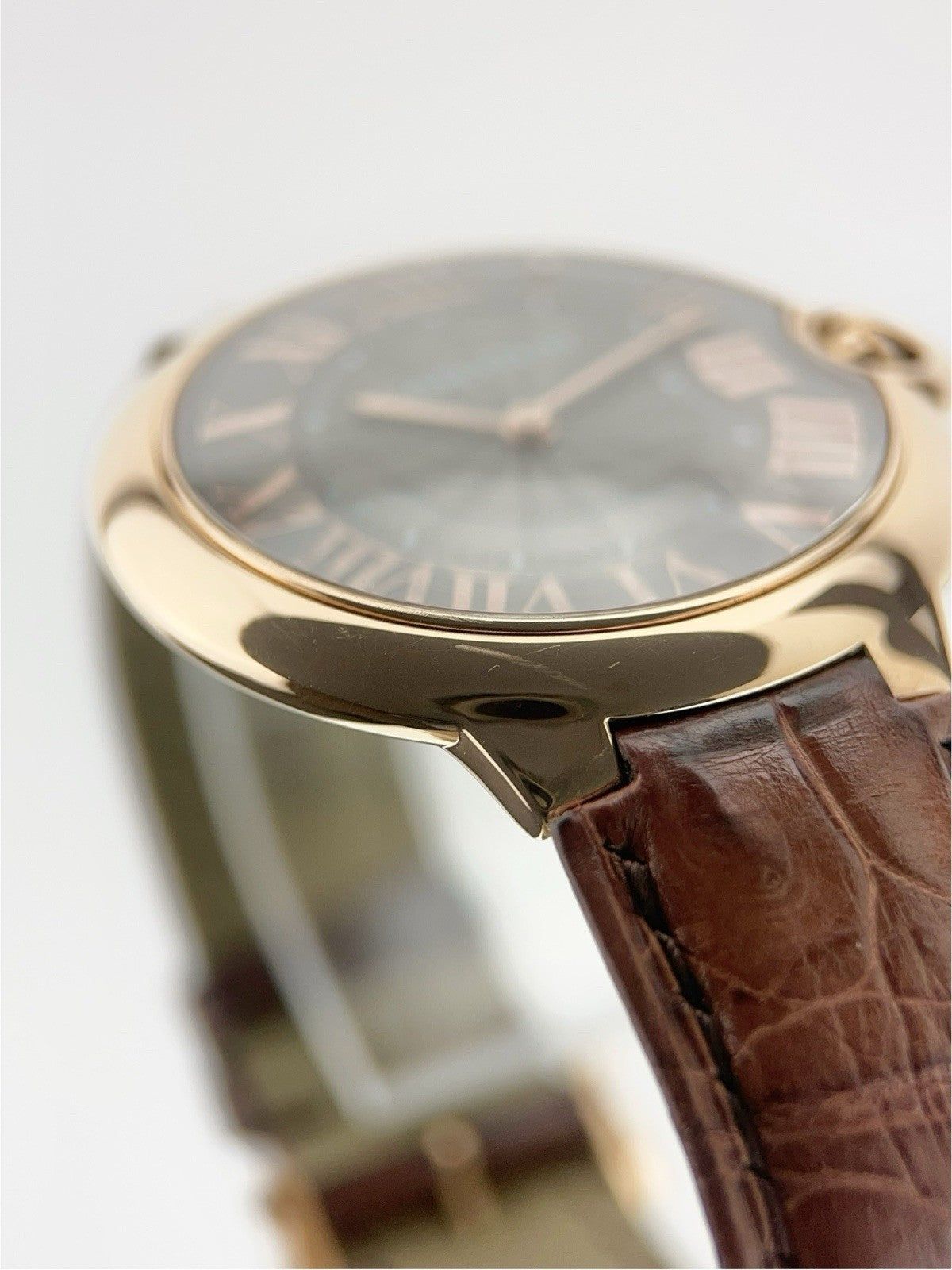 Rose Gold Grey Cartier Ballon Bleu de Cartier WGBB0020
