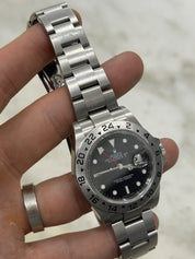 Rolex Explorer II Stainless Steel Black Dial 40mm Automatic Mens Watch 16570