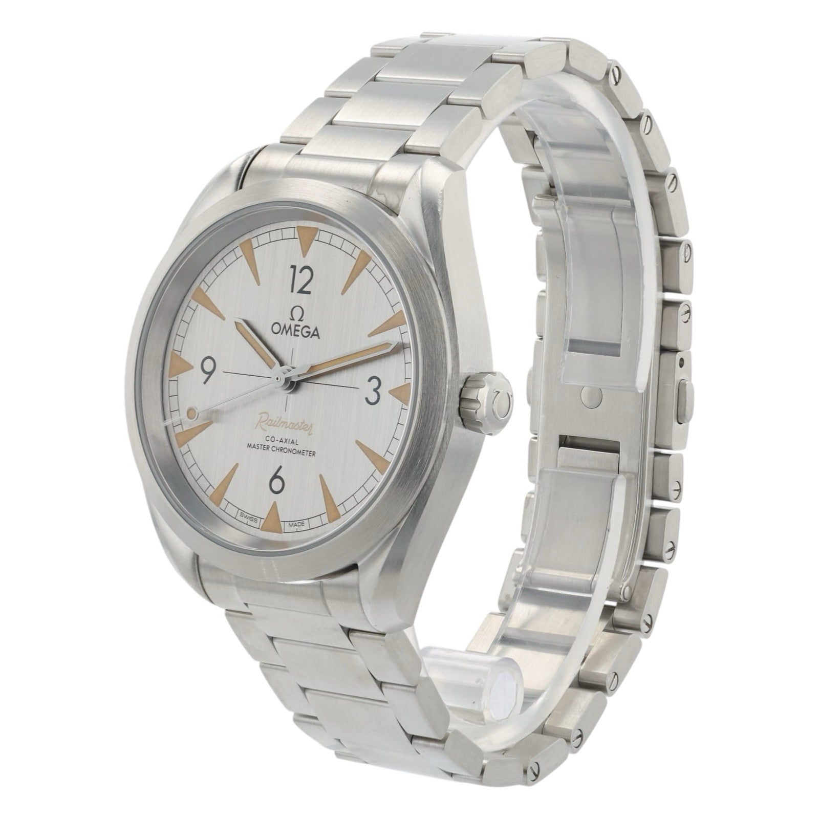 Omega Seamaster Railmaster Auto Steel 40mm Watch Bracelet 220.10.40.20.06.001