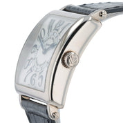 Franck Muller Master Square 18k White Gold Silver Dial 33mm Quartz 6002 M QZ V
