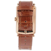 Franck Muller Long Island 18k Rose Gold Salmon Dial 36x26mm Quartz Watch 952QZ