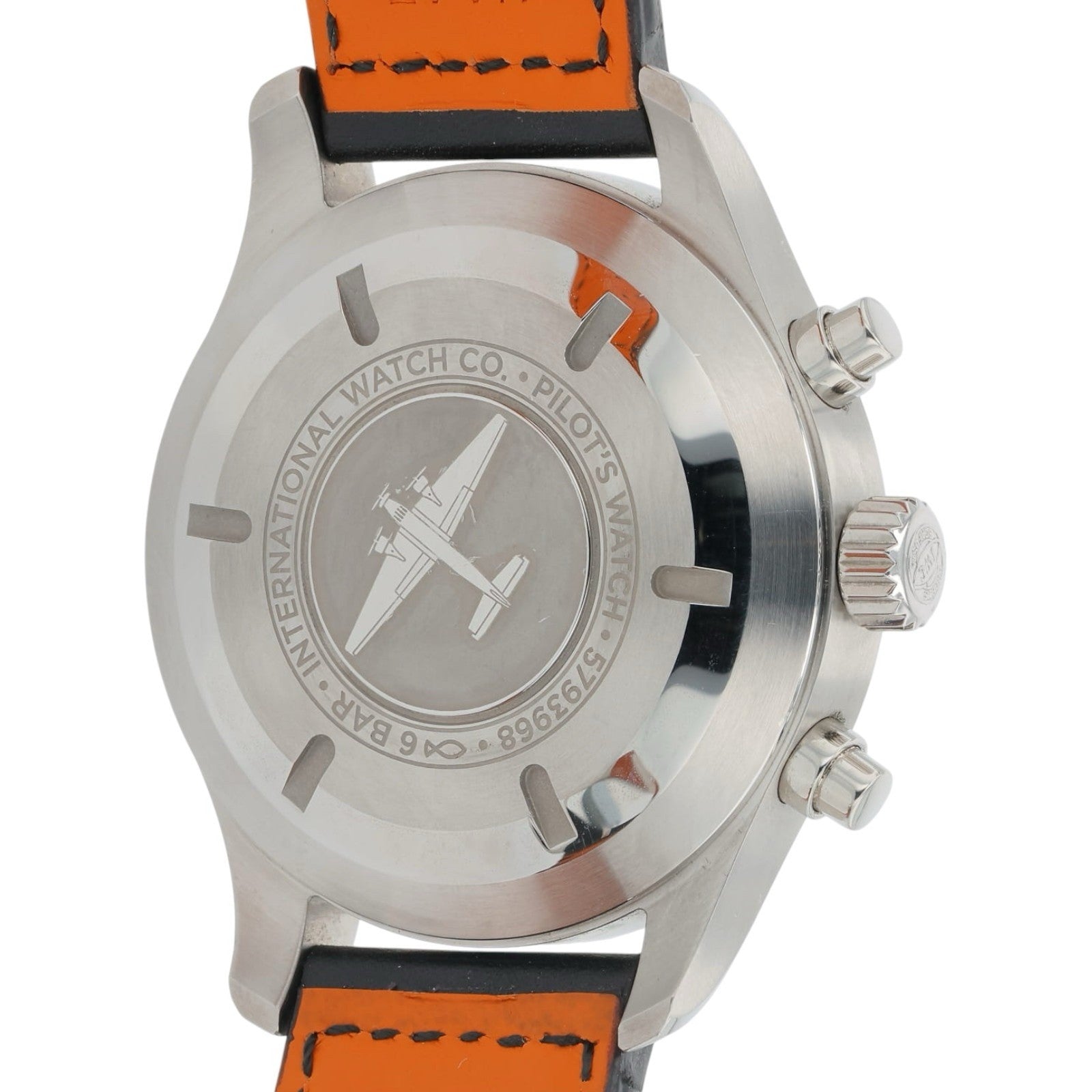 IWC Pilot Chronograph Stainless Steel Black Dial 43mm Automatic Mens IW377709