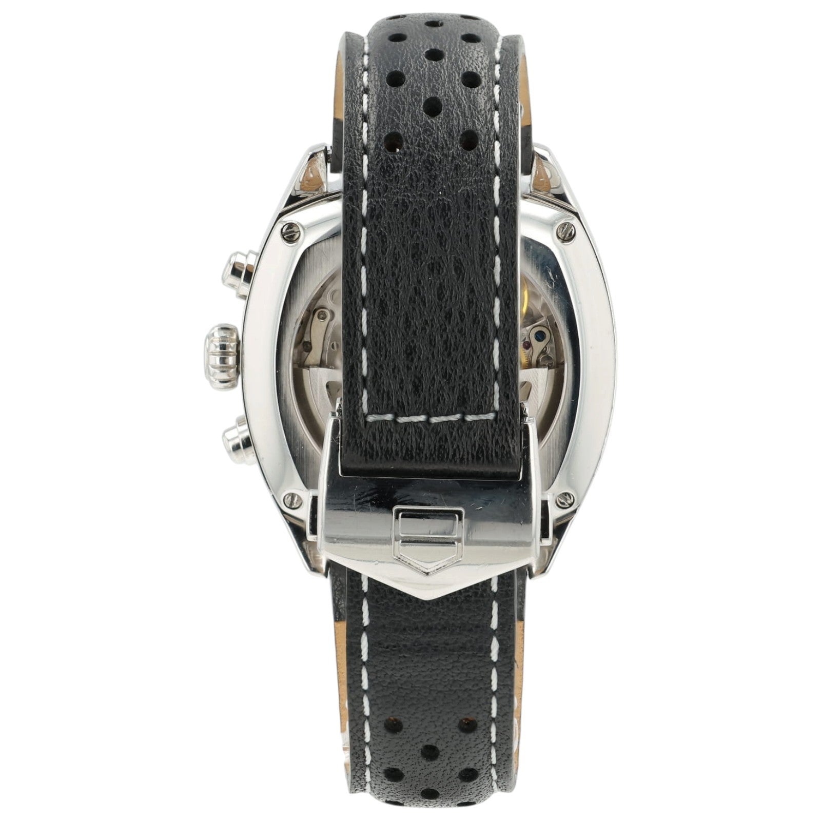 Tag Heuer Monza Black Dial Steel 38mm Automatic Chronograph Mens Watch CR5110