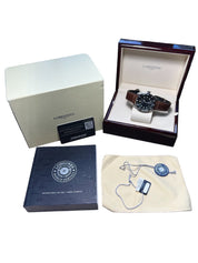 Longines Spirit Zulu Time 42mm Automatic Black Dial Men’s Watch Box And Papers