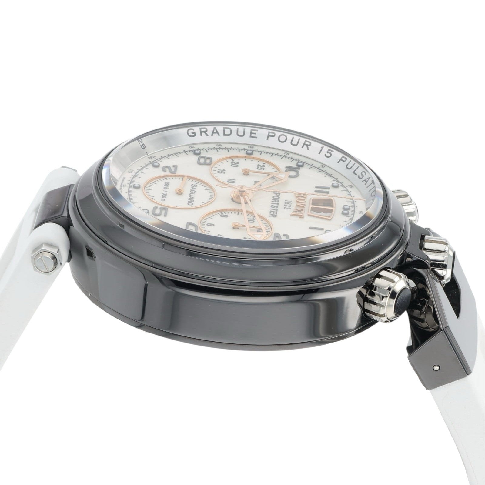 NEW 2025 Bovet Sportster Stainless Steel White Dial 46mm Automatic Watch SP0486