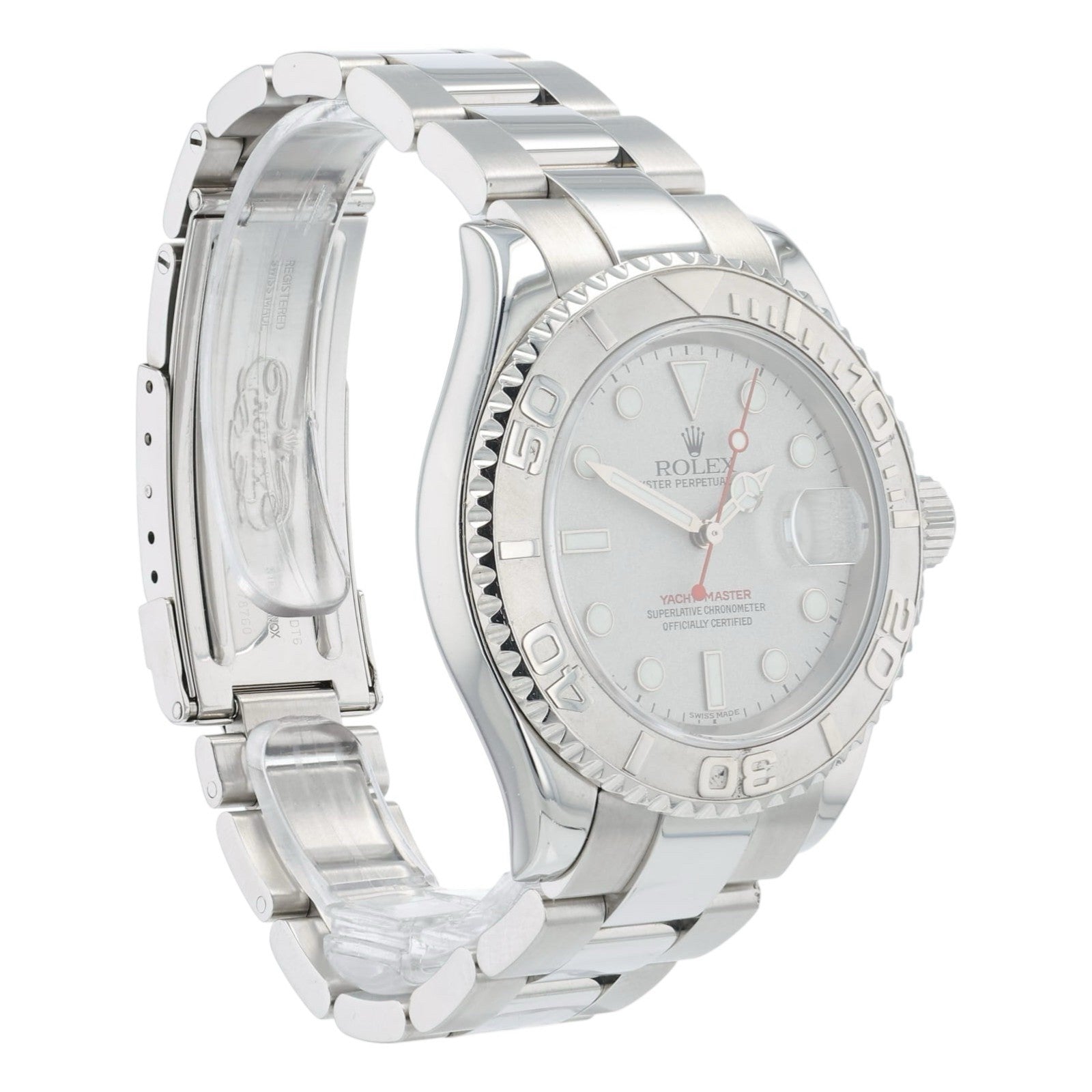 Rolex Yachtmaster Silver Dial Stainless Steel 40mm Automatic Men’s Watch 16622
